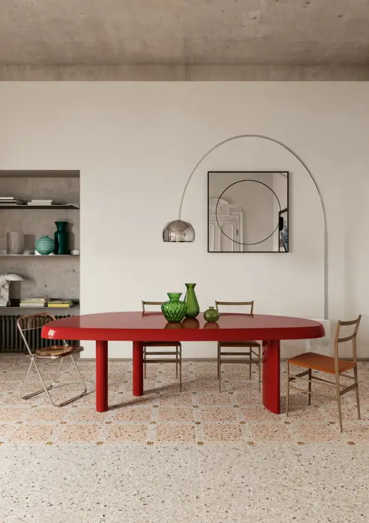 Πλακάκια 41zero42 Chicco — πορσελανάτο ολόμαζο, terrazzo, ματ, 60×120 cm