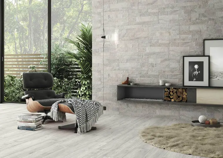 Πλακάκια Antica Ceramica Rubiera Ardesia — πορσελανάτο, πέτρα, 31×62 cm