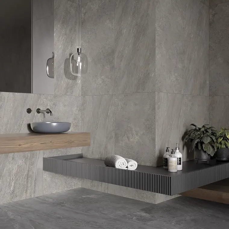 Πλακάκια Antica Ceramica Rubiera Aspen — πορσελανάτο ολόμαζο, πέτρα, 60×120 cm