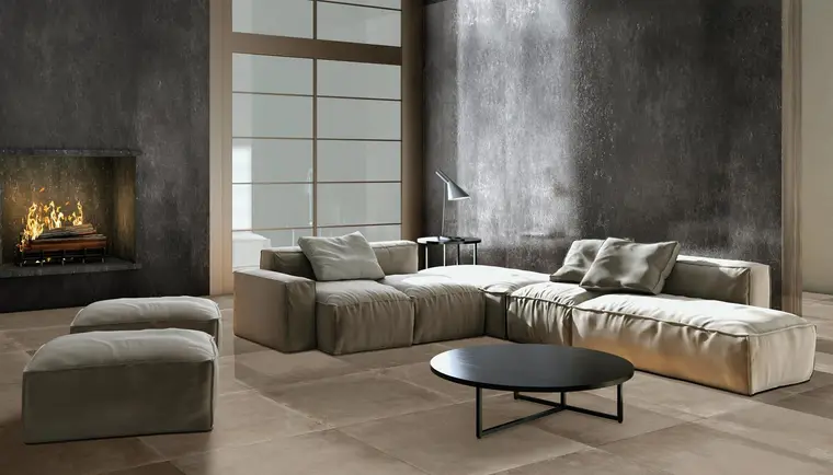 Πλακάκια Antica Ceramica Rubiera Contemporary — πορσελανάτο ολόμαζο, τσιμέντο, 60×120 cm