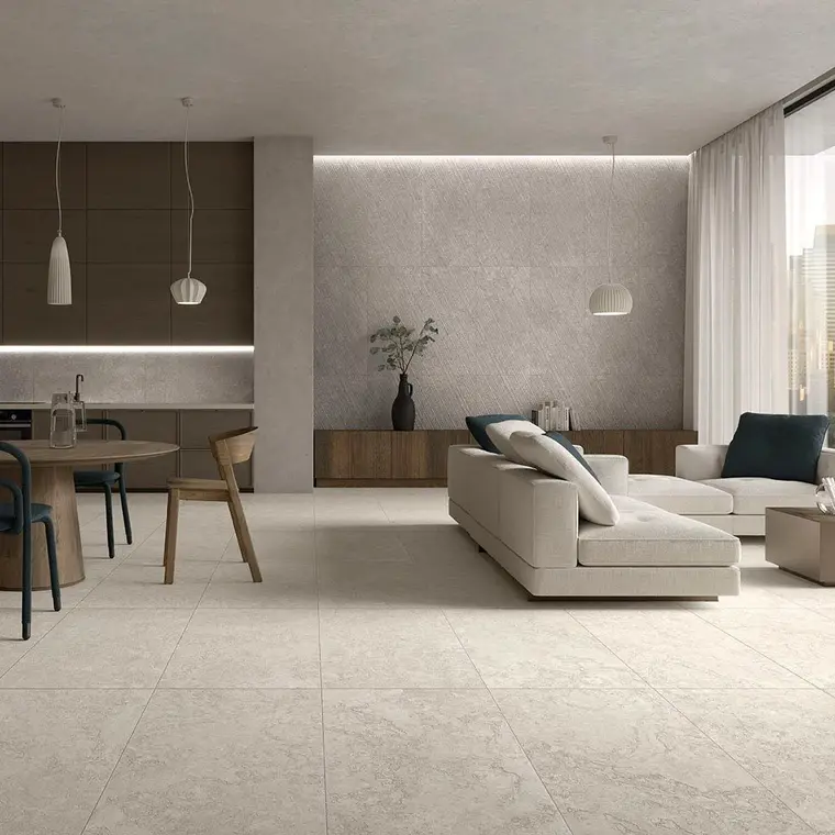 Antica Ceramica Rubiera Terre De Pierre — ολόμαζο πορσελανάτο πλακάκι δαπέδου και τοίχου με όψη πέτρας, για εσωτερικούς και εξωτερικούς χώρους
