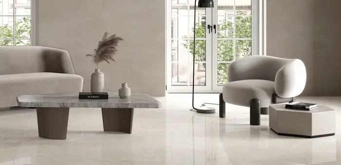 Azuvi Crema Delicato — πορσελανάτο πλακάκι δαπέδου και τοίχου