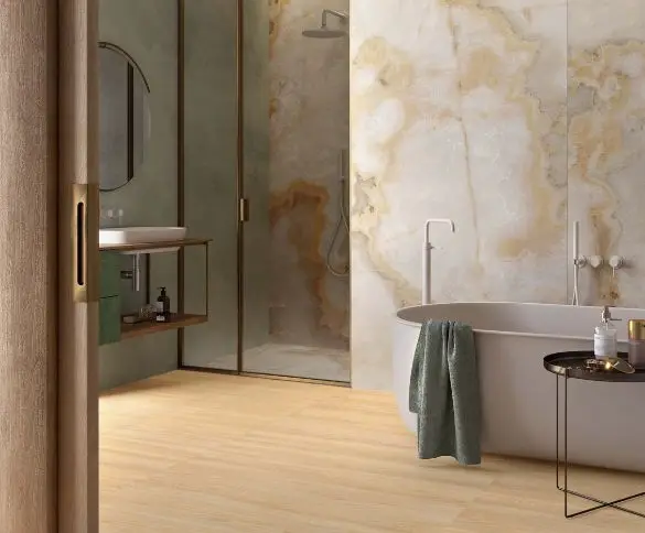 Casalgrande Padana English Wood — ολόμαζο πορσελανάτο πλακάκι με όψη ξύλου, για εσωτερικούς και εξωτερικούς χώρους
