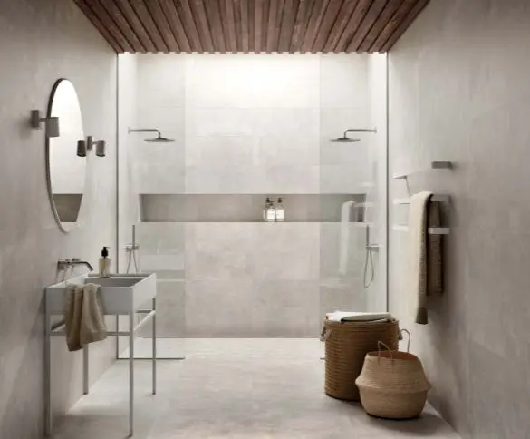 Casalgrande Padana Metropolis — ολόμαζο πορσελανάτο πλακάκι με όψη τσιμέντου, για εσωτερικούς και εξωτερικούς χώρους