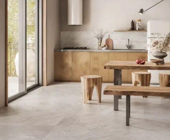 Casalgrande Padana Petra — ολόμαζο πορσελανάτο πλακάκι με όψη πέτρας, για εσωτερικούς και εξωτερικούς χώρους