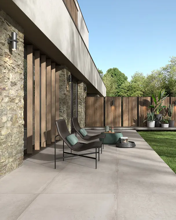 Castelvetro Ceramiche Materika Project 2cm — πορσελανάτο πλακάκι δαπέδου και τοίχου με όψη τσιμέντου, για εσωτερικούς και εξωτερικούς χώρους