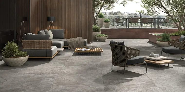 Castelvetro Ceramiche Slate Stones 2cm — πορσελανάτο πλακάκι δαπέδου και τοίχου με όψη πέτρας, για εσωτερικούς και εξωτερικούς χώρους