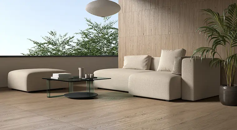 Castelvetro Ceramiche Unika 2cm — πορσελανάτο πλακάκι δαπέδου και τοίχου με όψη ξύλου, για εσωτερικούς και εξωτερικούς χώρους