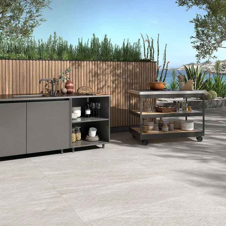 Castelvetro Ceramiche Wals Stones 2cm — πορσελανάτο πλακάκι δαπέδου και τοίχου με όψη πέτρας, για εσωτερικούς και εξωτερικούς χώρους