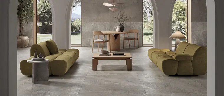 Πλακάκια Cercom Ceramiche EVERSTONE — πορσελανάτο, πέτρα, ματ, 120×120 cm