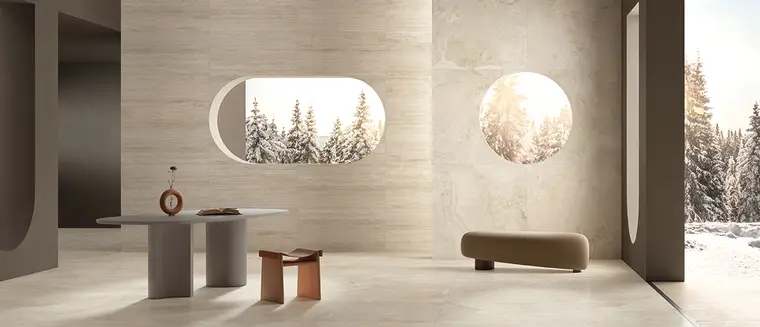 Πλακάκια Cercom Ceramiche IN.CONTRO — πορσελανάτο, μάρμαρο, ματ, 120×280 cm