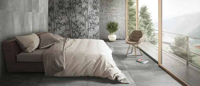 Cercom Ceramiche TEMPER — πορσελανάτο πλακάκι δαπέδου και τοίχου με όψη μετάλλου, για εσωτερικούς και εξωτερικούς χώρους
