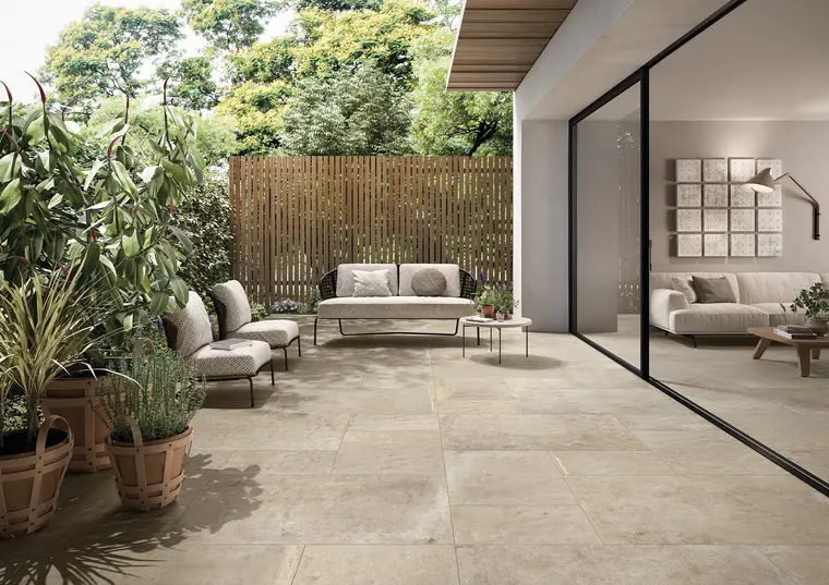 Πλακάκια Cerdisa Stonemix — πορσελανάτο, πέτρα, ματ, 120×120 cm