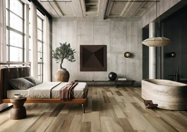 Πλακάκια Cerdisa Wood Design — πορσελανάτο, ξύλο, ματ, 20×120 cm