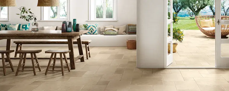 Πλακάκια Cerdomus Effetto P. di Ostuni — πορσελανάτο, πέτρα, ανάγλυφο, 60,5×91 cm