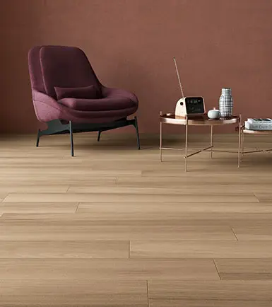 Πλακάκια Ceramiche Coem Afromosia — πορσελανάτο, ξύλο, ματ, 25×149,7 cm