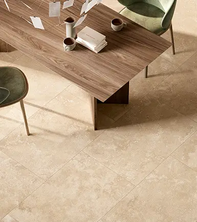 Ceramiche Coem Luberon — πορσελανάτο πλακάκι δαπέδου και τοίχου με όψη πέτρας, για εσωτερικούς και εξωτερικούς χώρους