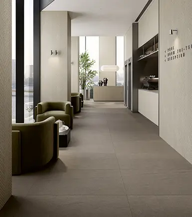 Ceramiche Coem Remixed — πορσελανάτο πλακάκι δαπέδου και τοίχου με όψη πέτρας, για εσωτερικούς και εξωτερικούς χώρους