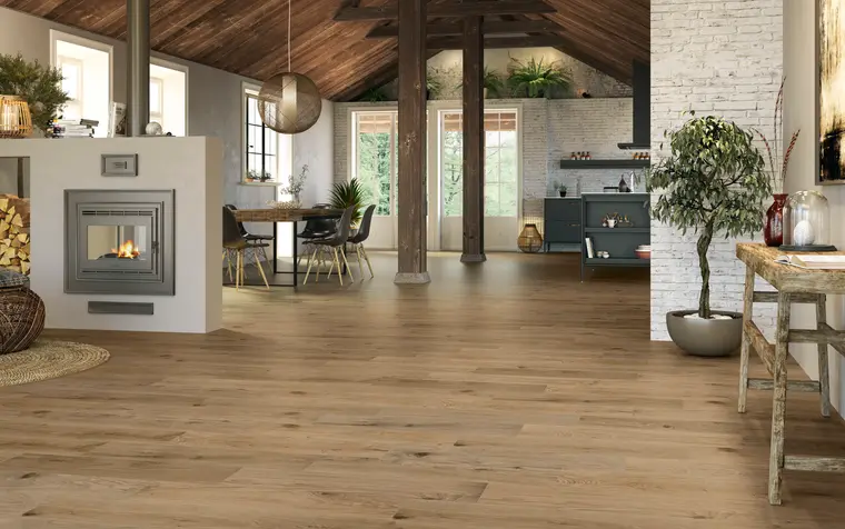 Colorker Columbia — πορσελανάτο πλακάκι δαπέδου και τοίχου με όψη ξύλου, για εσωτερικούς και εξωτερικούς χώρους