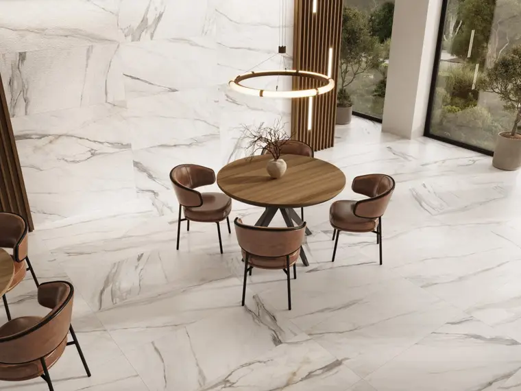 Cristal Cerámicas S.A. (Cristacer) BRONZATTA — πορσελανάτο πλακάκι δαπέδου και τοίχου με όψη μαρμάρου