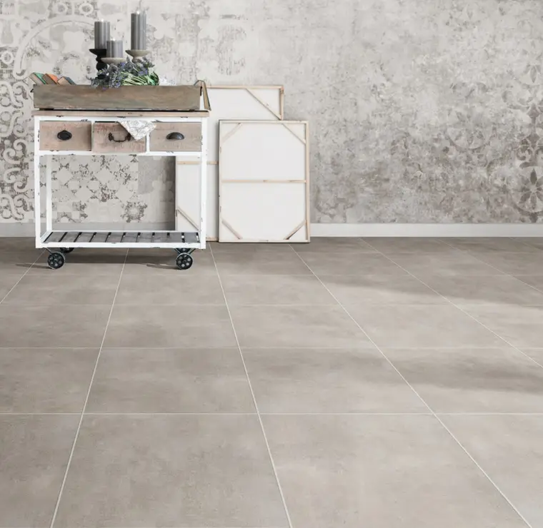 Cristal Cerámicas S.A. (Cristacer) LIMA — κεραμικό πλακάκι κόκκινης πάστας δαπέδου με όψη τσιμέντου