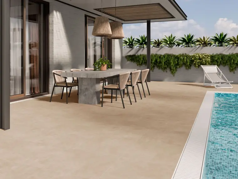 Cristal Cerámicas S.A. (Cristacer) LLORET — πορσελανάτο πλακάκι δαπέδου και τοίχου με όψη τσιμέντου