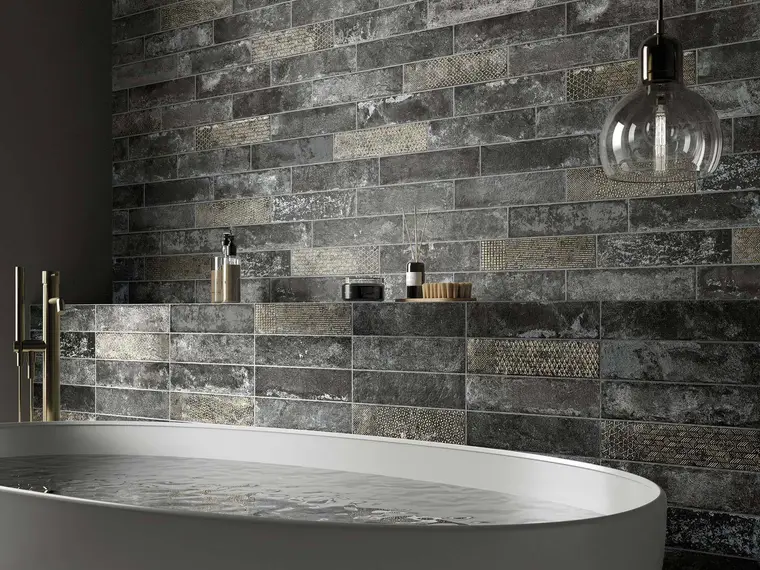 Πλακάκια Dado Ceramica Brickone — πορσελανάτο, διακοσμητικό, 7,4×31 cm