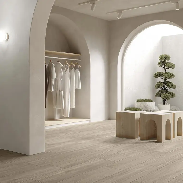 Dado Ceramica Meike — πορσελανάτο πλακάκι δαπέδου και τοίχου με όψη ξύλου