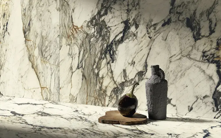 Del Conca Marble Edition — πορσελανάτο πλακάκι δαπέδου και τοίχου με όψη μαρμάρου
