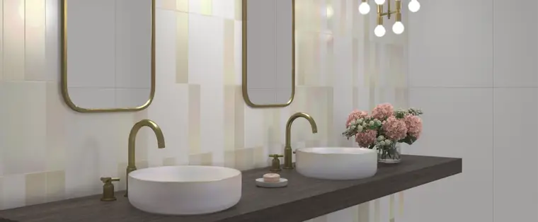 Dune Flat Deluxe — πλακάκι δαπέδου και τοίχου με διακοσμητικό σχέδιο