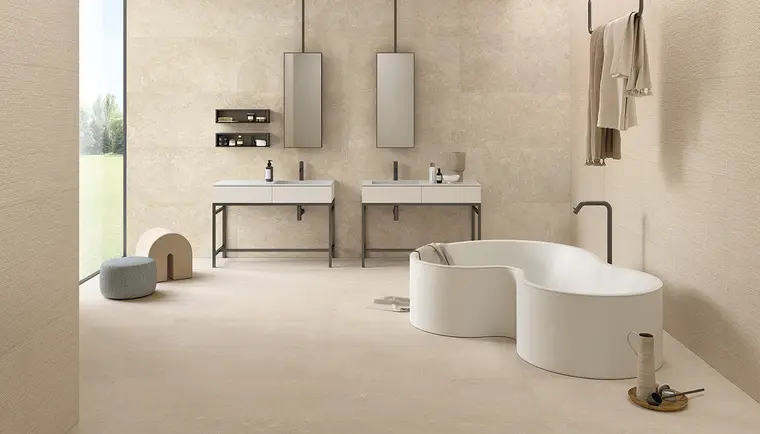 Πλακάκια Emilceramica MaPierre — πορσελανάτο, πέτρα, 120×278 cm