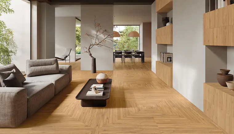 Emilceramica Playwood — πορσελανάτο πλακάκι με όψη ξύλου