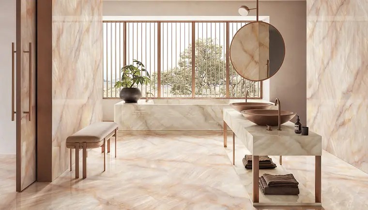 Emilceramica Tele di Marmo Crystal — πορσελανάτο πλακάκι με όψη μαρμάρου