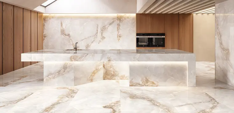 Emilceramica Tele di Marmo Onyx — πορσελανάτο πλακάκι με όψη μαρμάρου