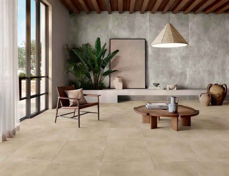 Energieker Loft — πορσελανάτο πλακάκι με όψη τσιμέντου, για εσωτερικούς και εξωτερικούς χώρους