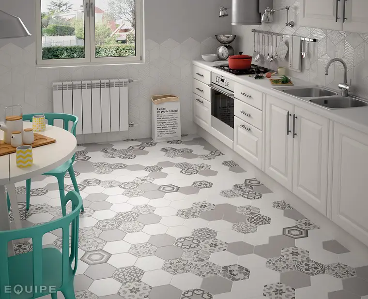 Equipe Cerámicas Hexatile — πορσελανάτο πλακάκι δαπέδου και τοίχου σε ενιαίο χρώμα