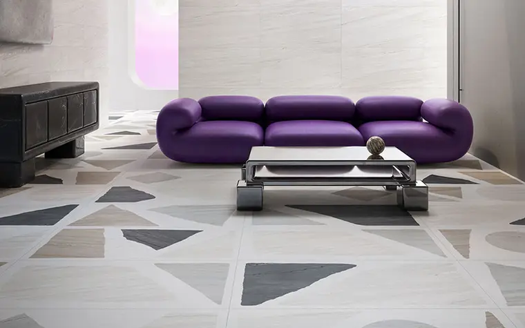 Πλακάκια Ermes Ceramiche Clue — πορσελανάτο, πέτρα, 60×119,8 cm