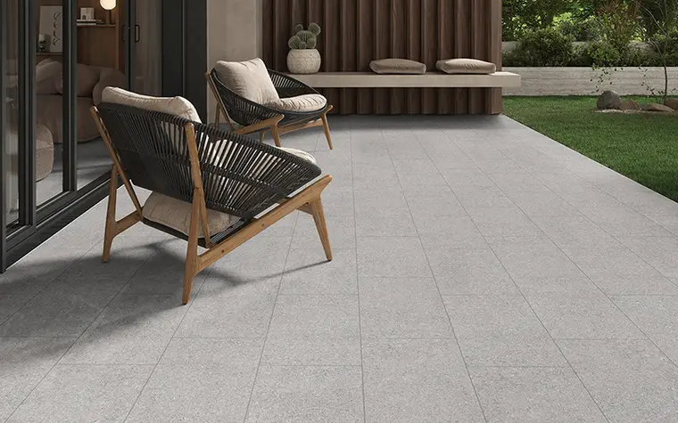 Ermes Ceramiche I Porfidi — πορσελανάτο πλακάκι δαπέδου και τοίχου με όψη πέτρας