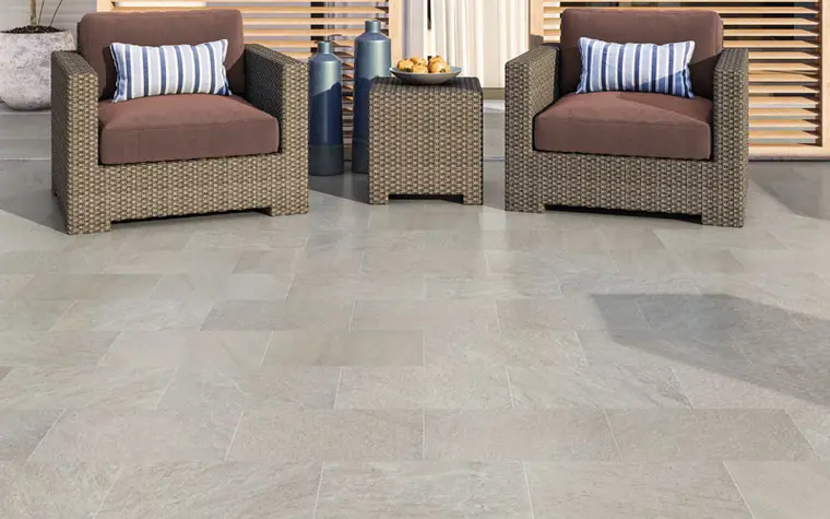 Ermes Ceramiche Quarzite — πορσελανάτο πλακάκι δαπέδου και τοίχου με όψη πέτρας