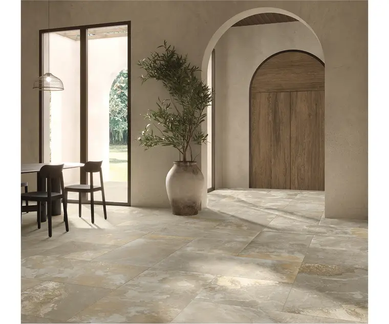 Ceramica Euro Terrae — πορσελανάτο πλακάκι δαπέδου και τοίχου με όψη πέτρας, για εσωτερικούς και εξωτερικούς χώρους