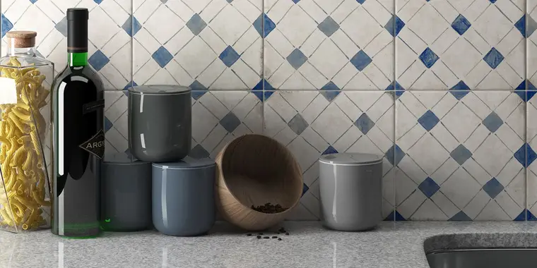Ceramica Faetano Sorrentina — πορσελανάτο πλακάκι δαπέδου και τοίχου με διακοσμητικό σχέδιο