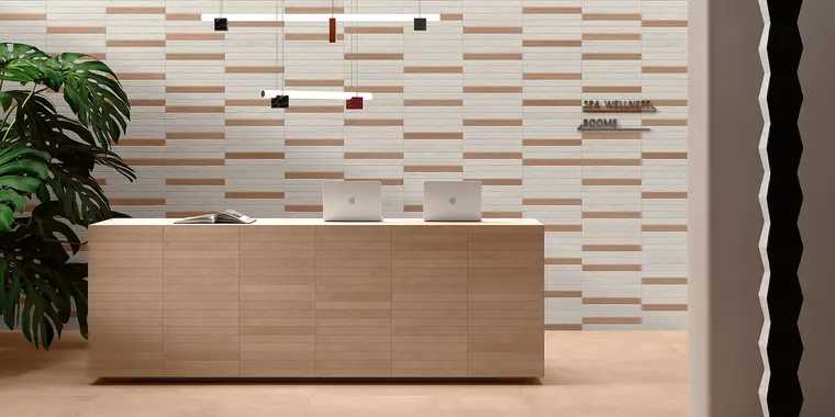 Ceramica Faetano Timeline Brick — πορσελανάτο πλακάκι δαπέδου και τοίχου με όψη τσιμέντου