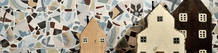 Πλακάκια Fioranese CEMENTINE COCCI — πορσελανάτο, 20×20 cm