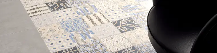Πλακάκια Fioranese CEMENTINE EVO — πορσελανάτο, ύφασμα, 20×20 cm