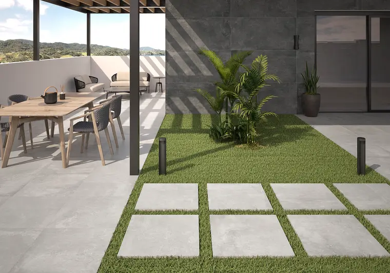 Πλακάκια Geotiles ADZ GROUND — πορσελανάτο, τσιμέντο, αντιολισθητικό, 60×90 cm