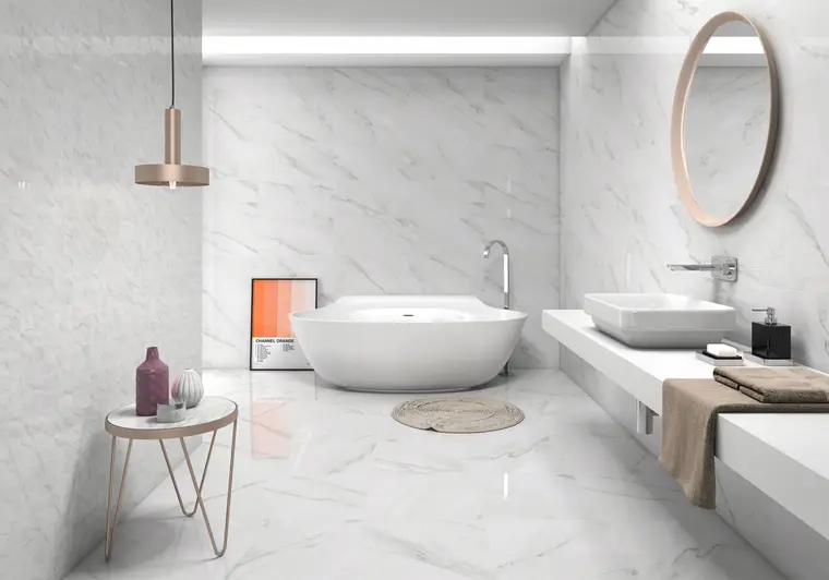 Geotiles AGORA — πορσελανάτο πλακάκι με όψη μαρμάρου