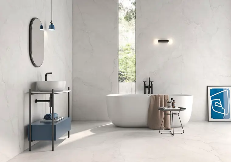 Geotiles ALABASTRINO SLAB — πορσελανάτο πλακάκι με όψη μαρμάρου