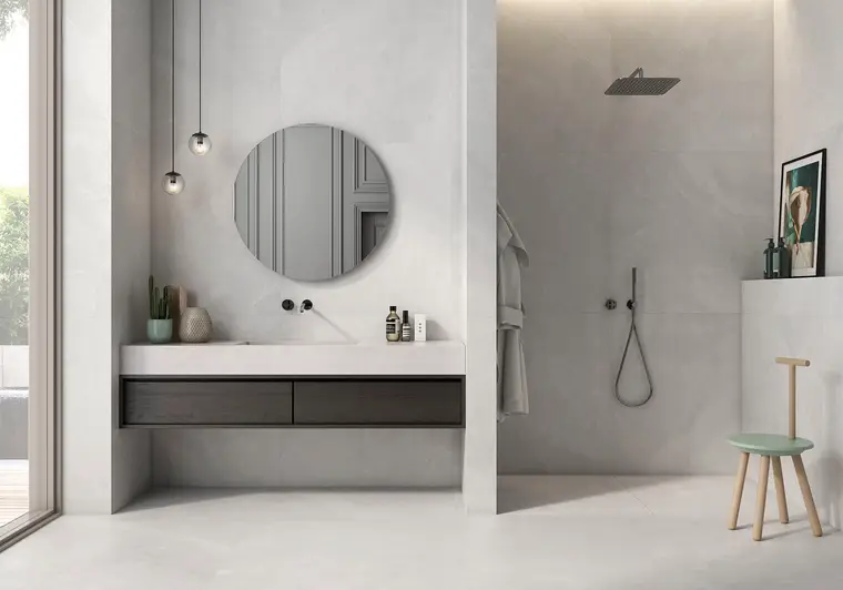 Geotiles ALBA — πορσελανάτο πλακάκι με όψη μαρμάρου