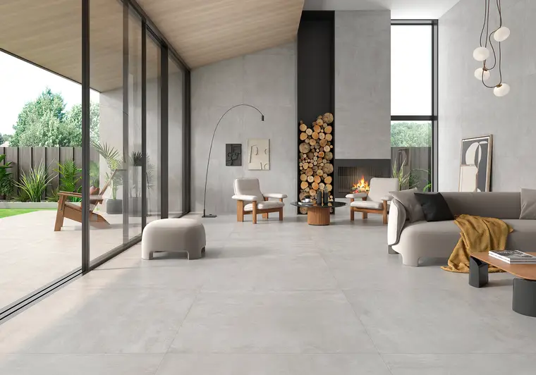 Geotiles ARGON — πορσελανάτο πλακάκι δαπέδου με όψη τσιμέντου, για εσωτερικούς και εξωτερικούς χώρους