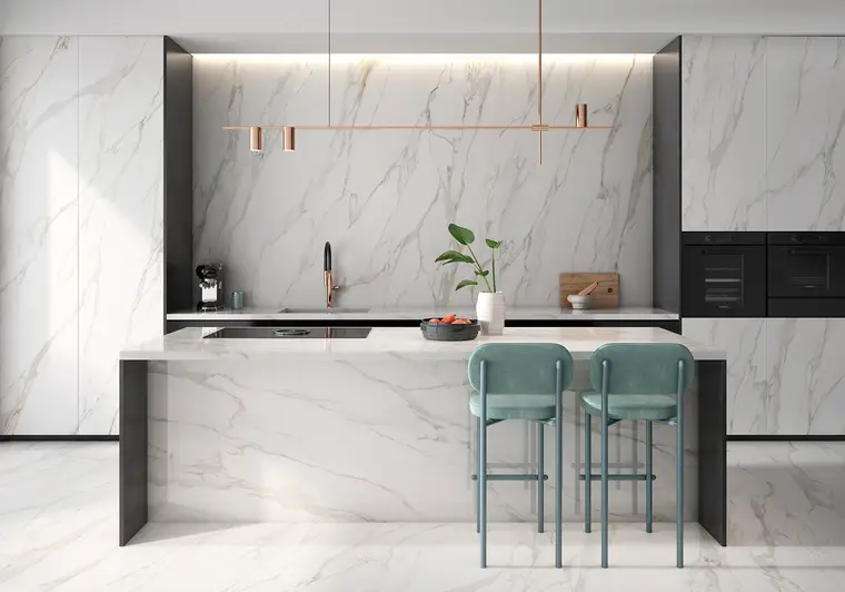 Geotiles AURORA — πορσελανάτο πλακάκι με όψη μαρμάρου